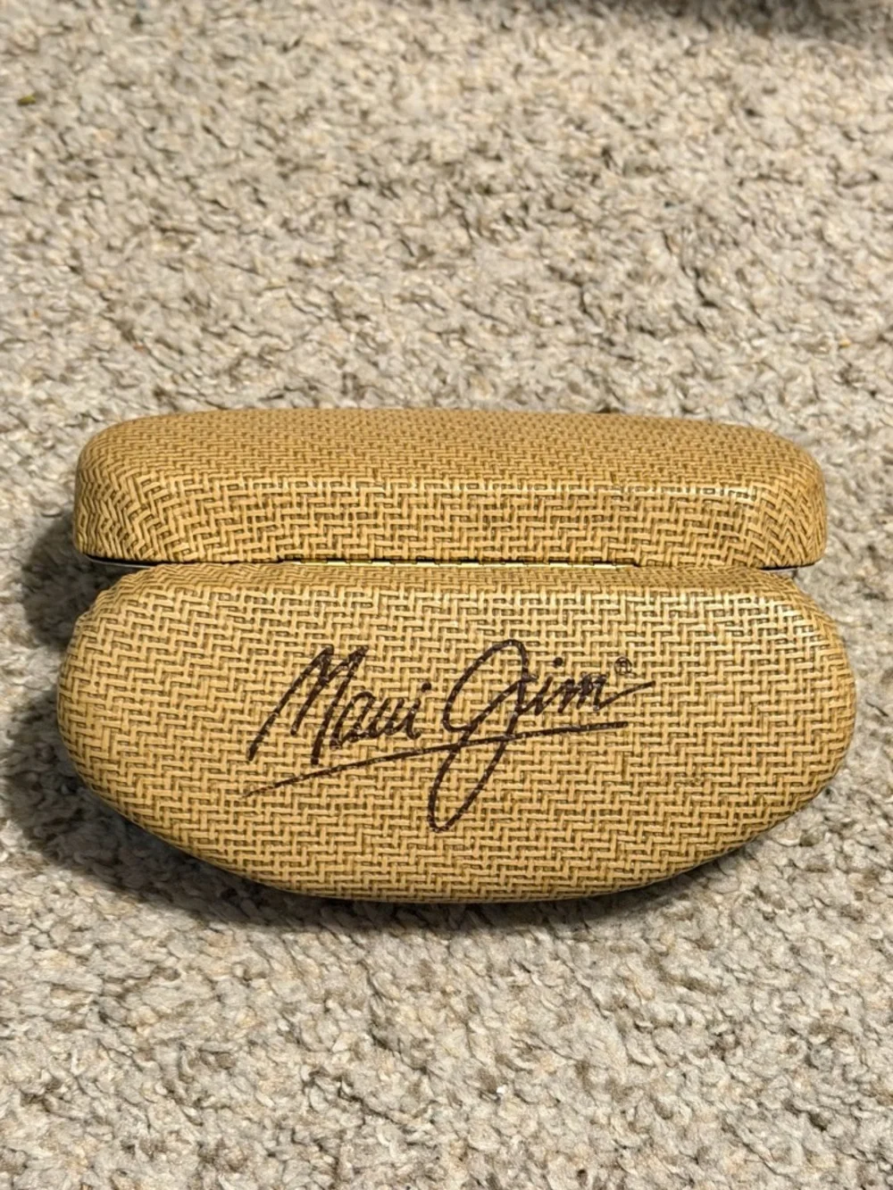 Ray-Ban Black Frame Sunglasses with Dark Lenses and Maui Jim Case